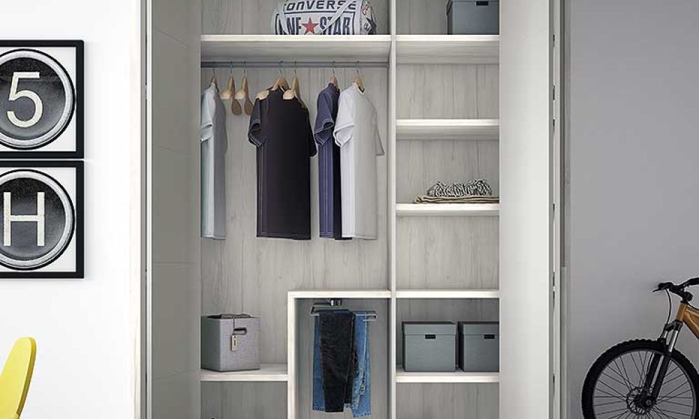 Armario puertas plegables