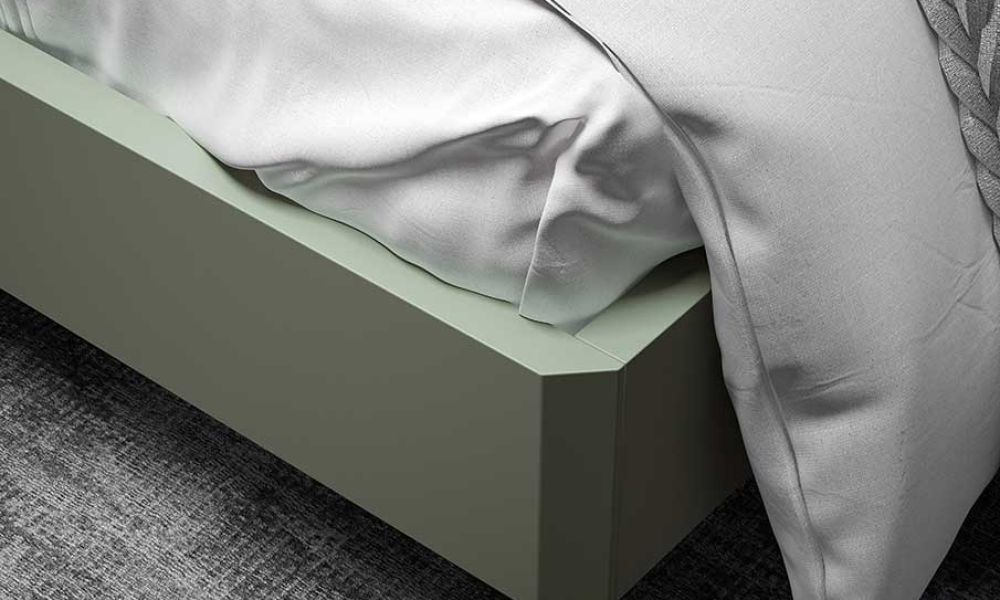 Ejemplo de dormitorio detalle esquina cabecero cama