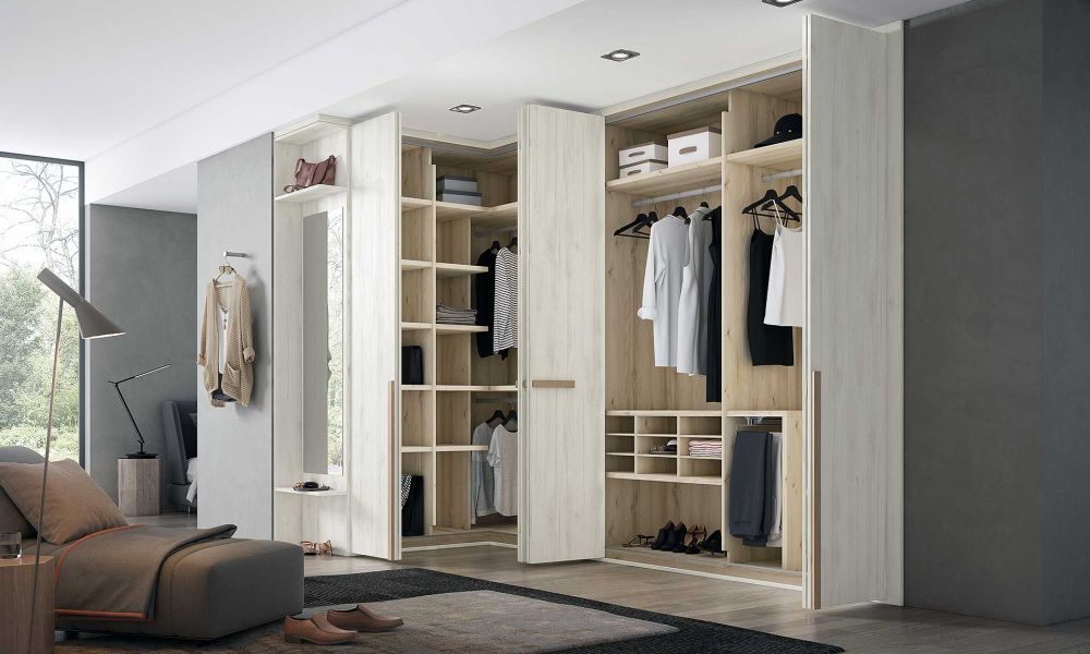 Armario puertas plegables